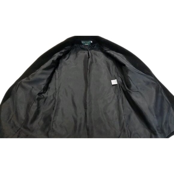 VTG Harve Benard By Benard Holtzman Blazer Women Sz 6 Wool Single Button Black - Picture 10 of 12